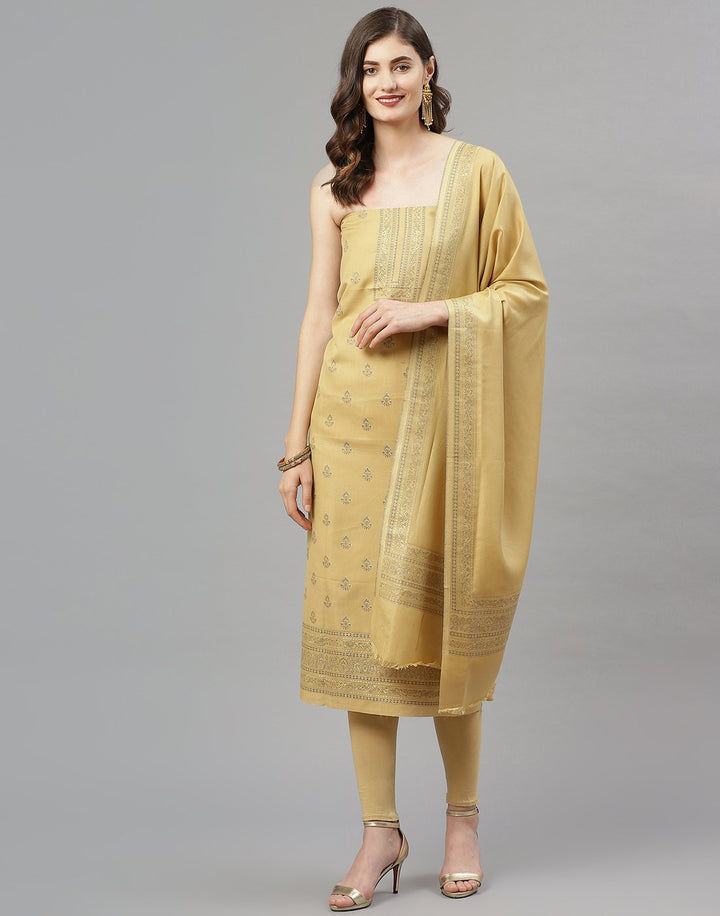 Cotton Embroidered Suit Piece