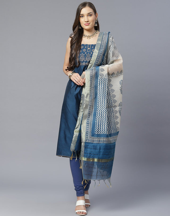 Chanderi Suit Set