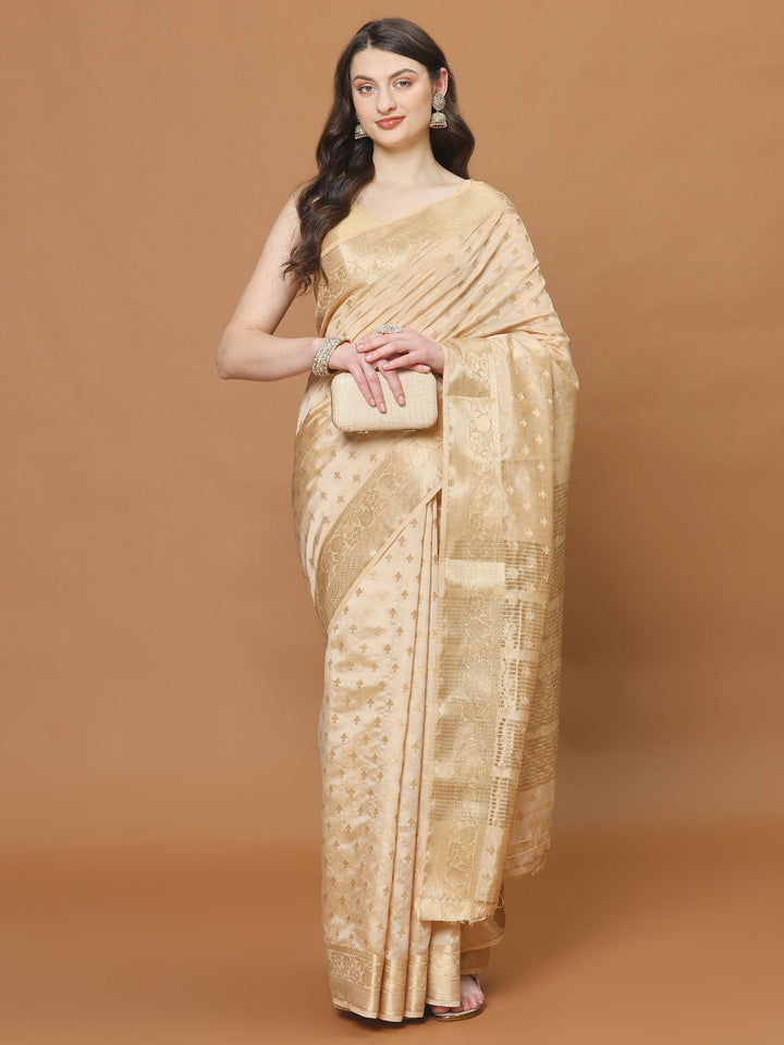 Zari Border Art Silk Woven Saree