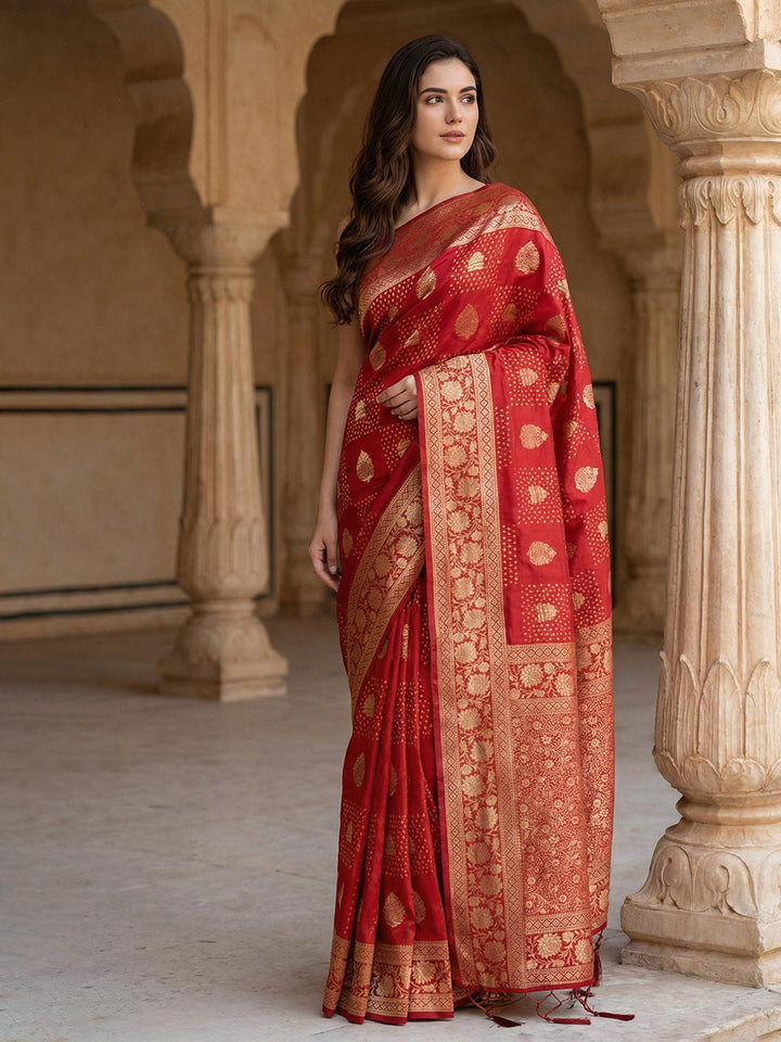 Plain Crepe Saree