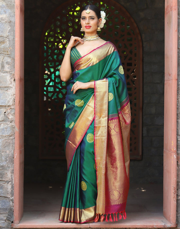 MBZ Meena Bazaar-KANJIVARAM SILK SAREE