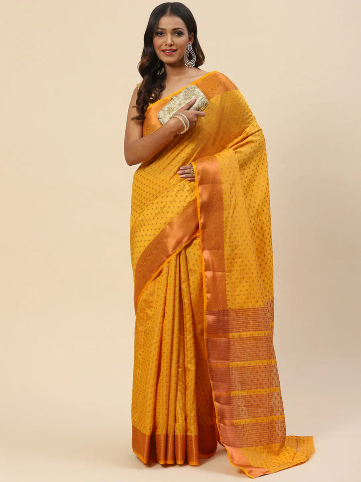Zari Booti Handloom Woven Saree