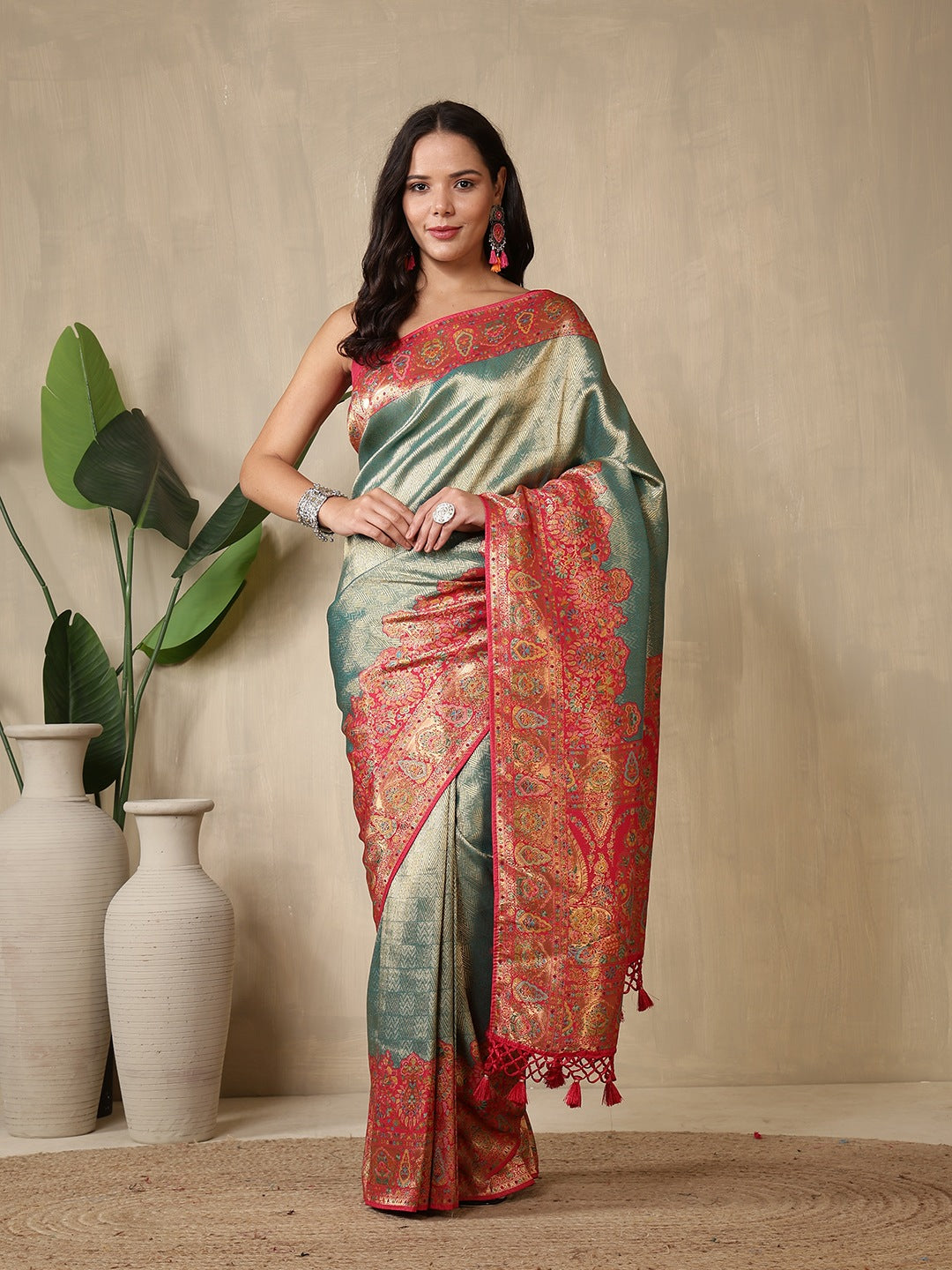 Woven Design Dola Silk Saree