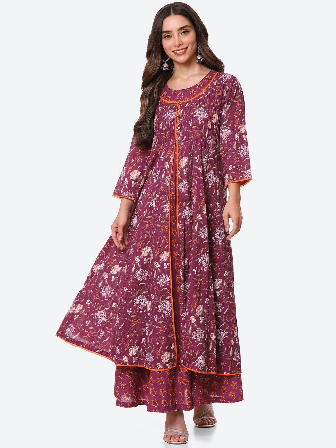 Printed Cotton Anarkali Kurta