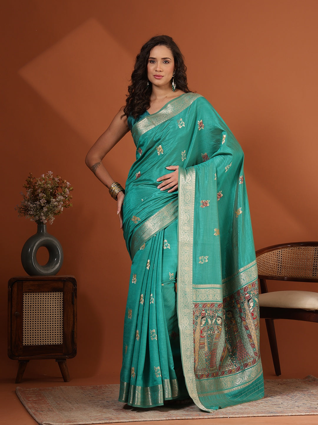 Woven Design Art Silk Saree