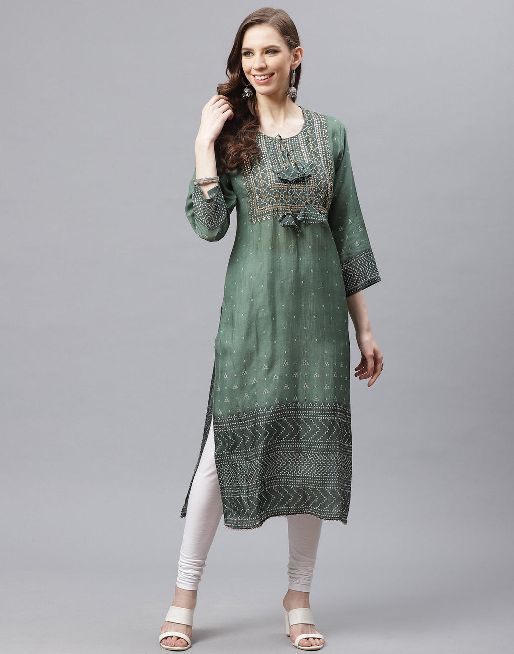 Elegant Straight Cotton Kurti