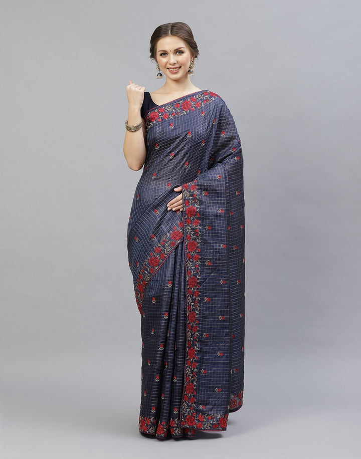 TSR Embroidery Saree