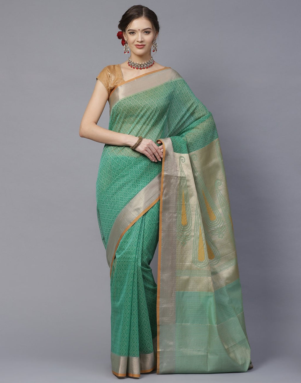 Printed Cotton  Saree