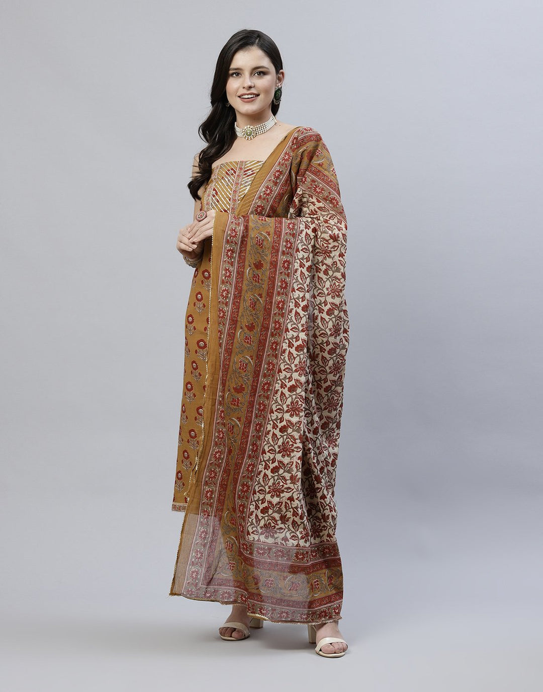 Printed Cotton Suit Piece