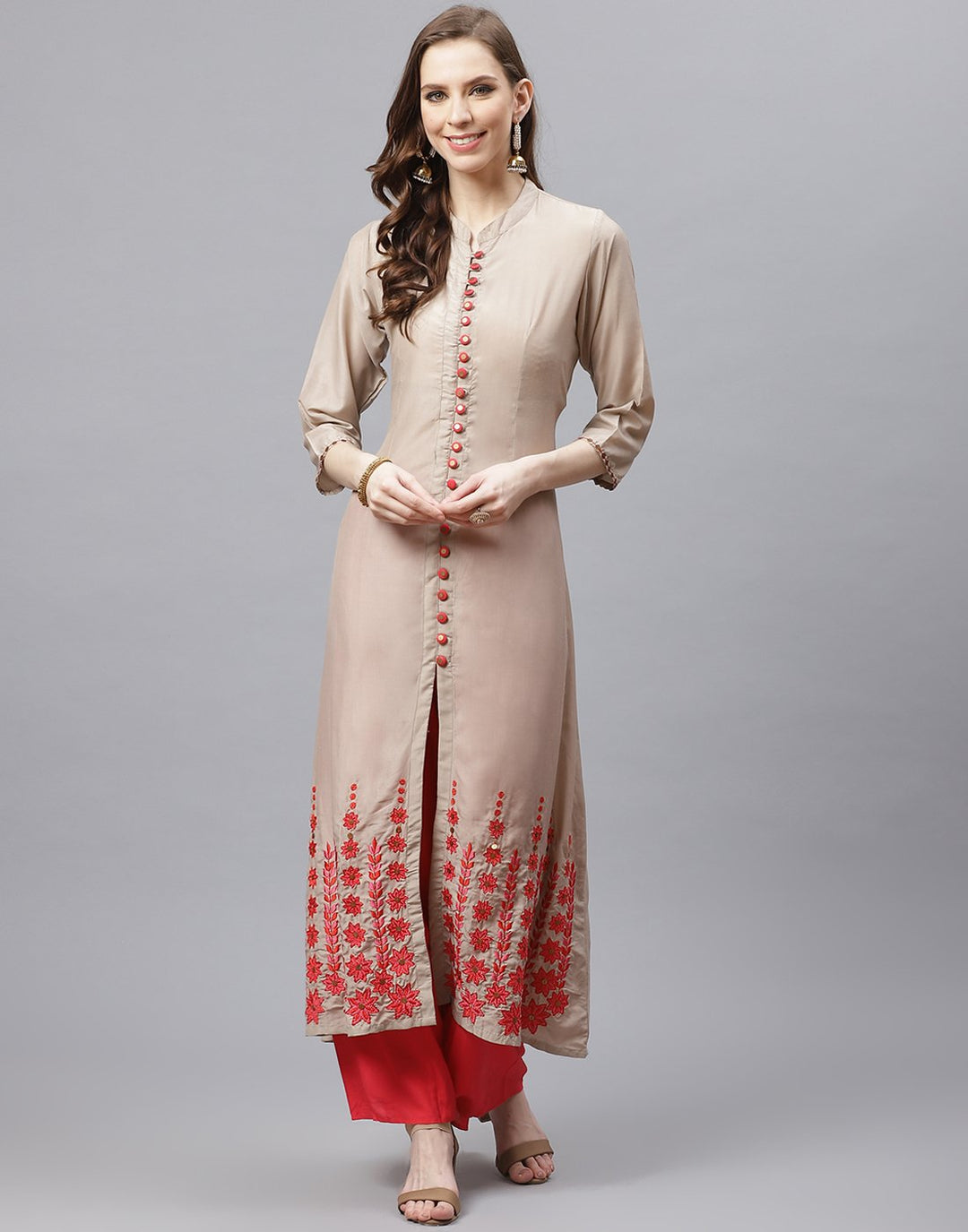 Cotton Kurti Palazzo Set