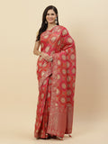 Bandhani Art Handloom Woven Saree