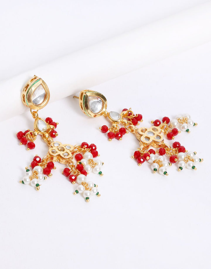Kundan Earrings With Stone