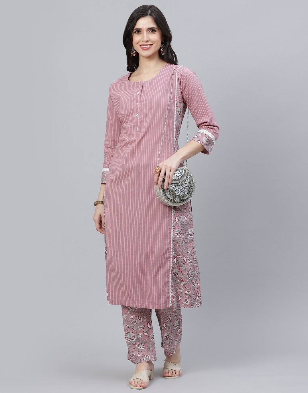 Printed Kurti Pant Set