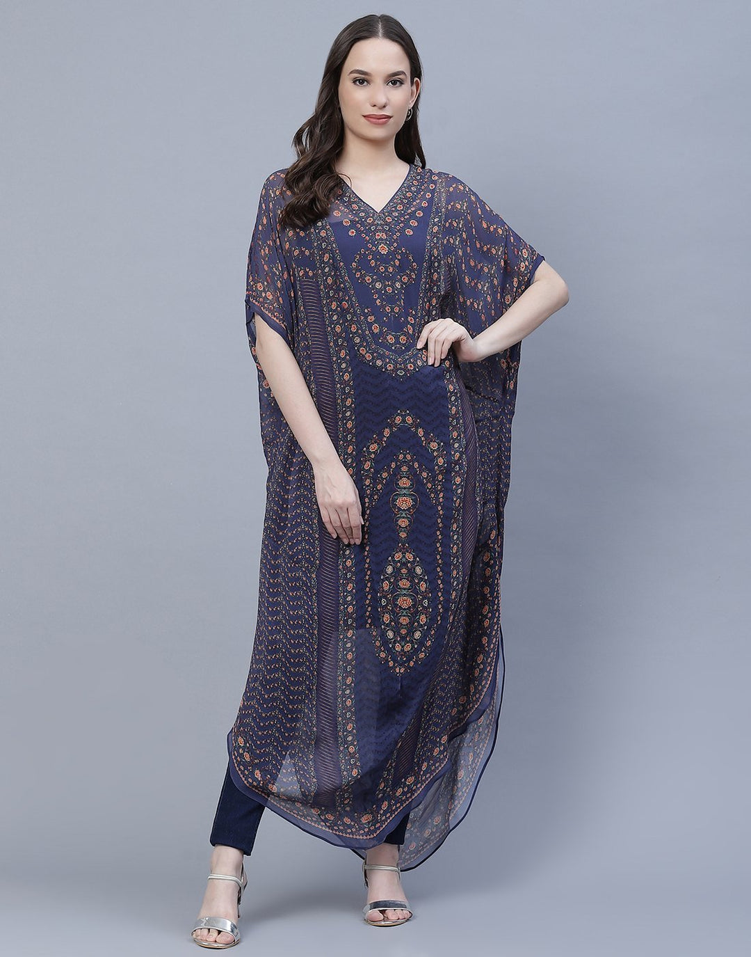 Digital Print Georgette Tunic