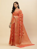 Zari Booti Cotton Woven Saree