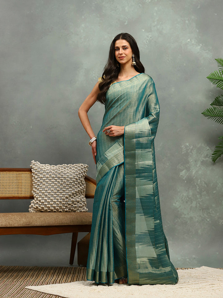 Zaari Border Art Silk Saree