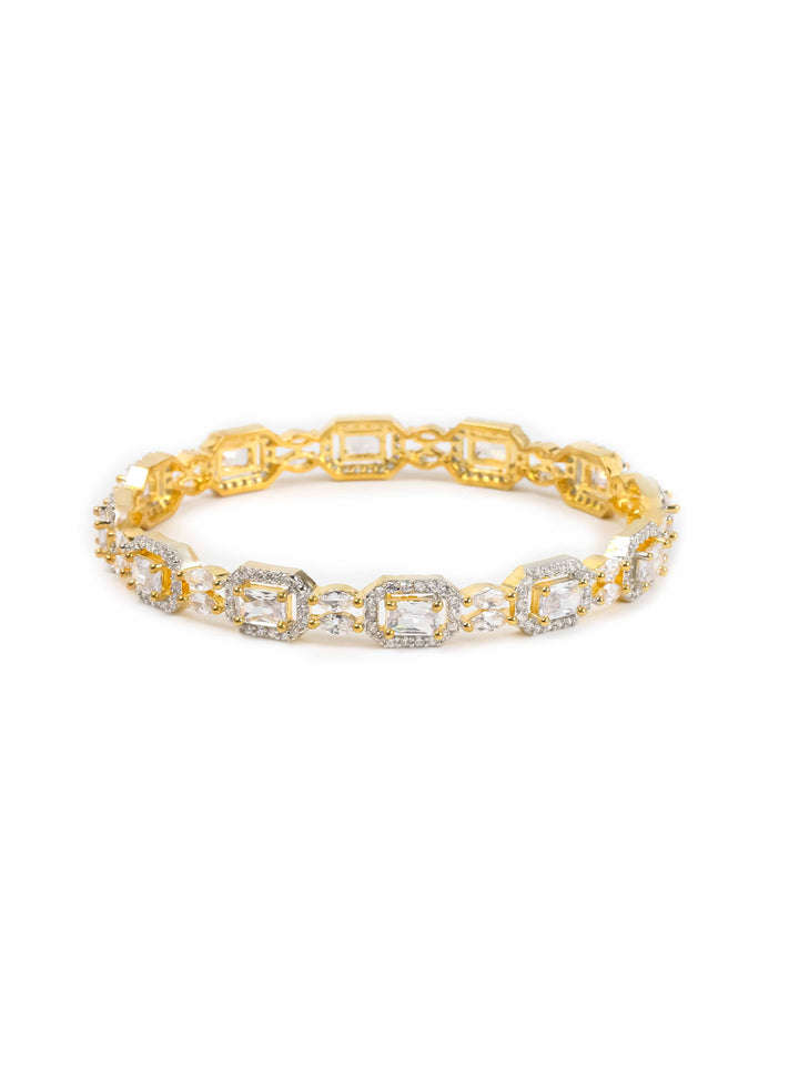 Gold &amp; Silver AD Bangles Set