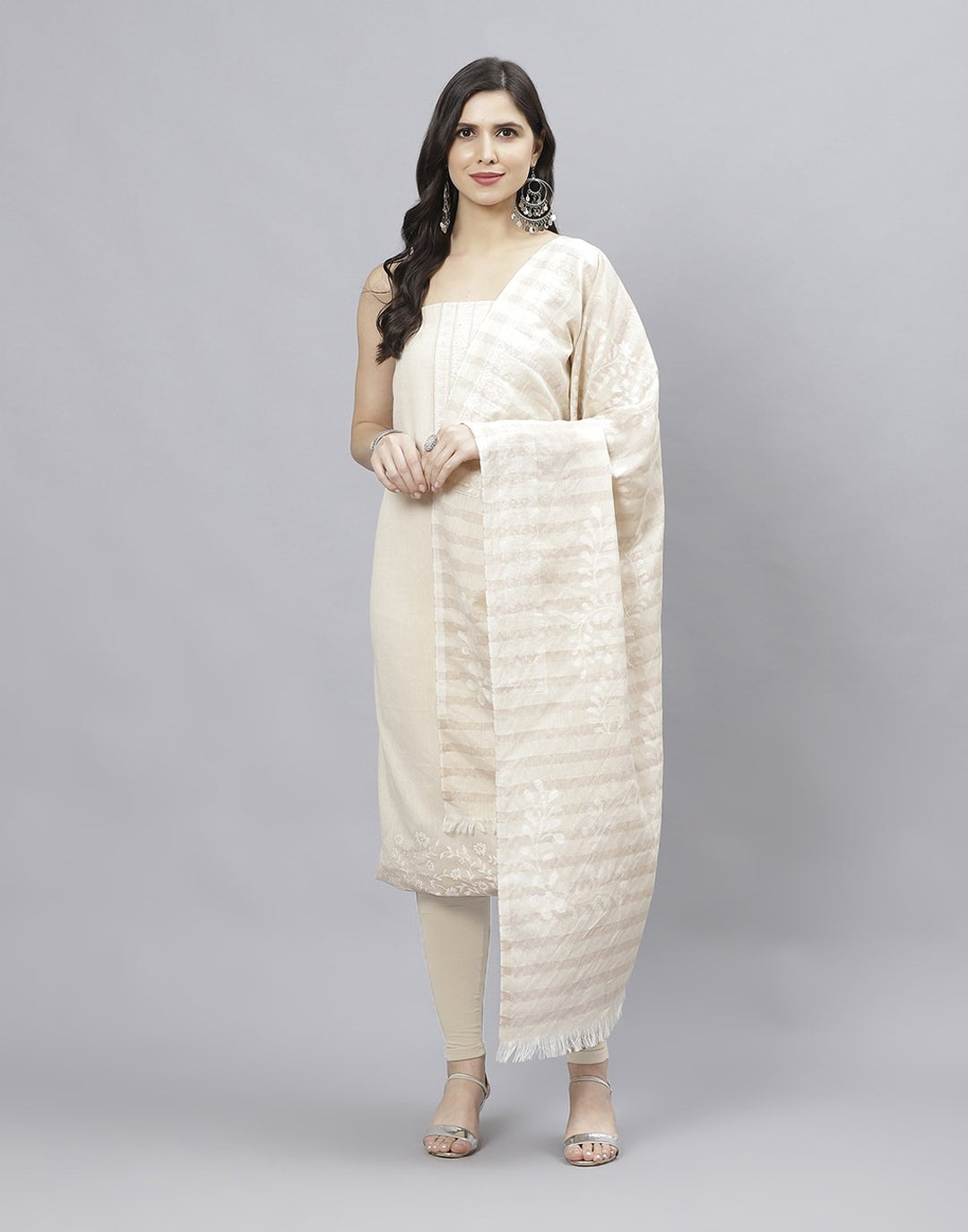 Cotton Embroidered Suit piece