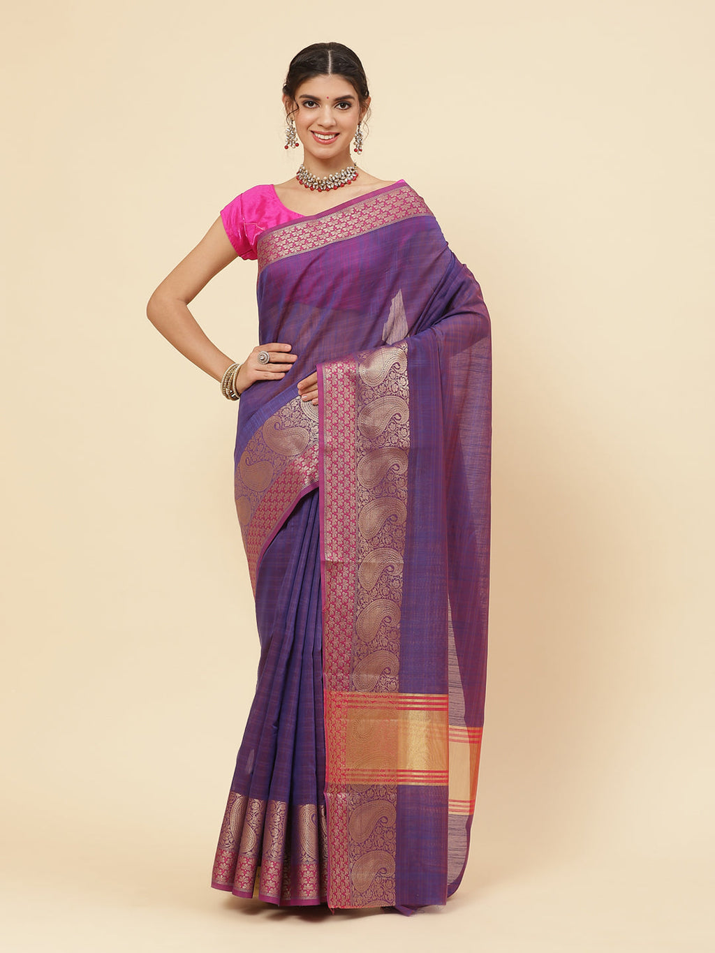 Cotton Wovn Saree