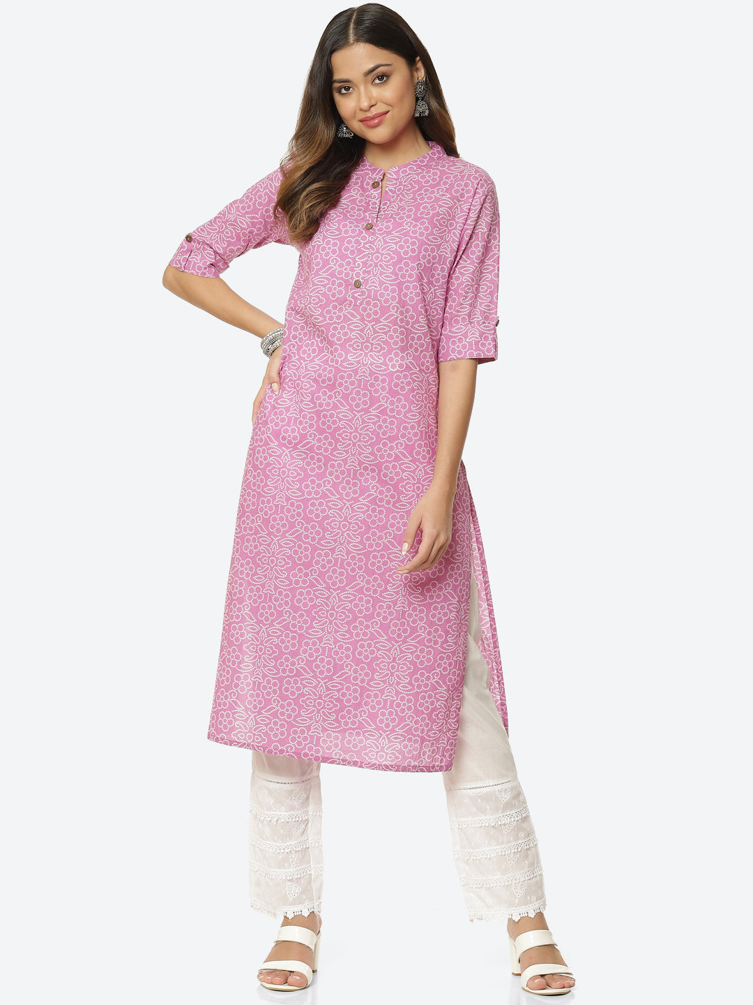 Printed Muslin Kurta