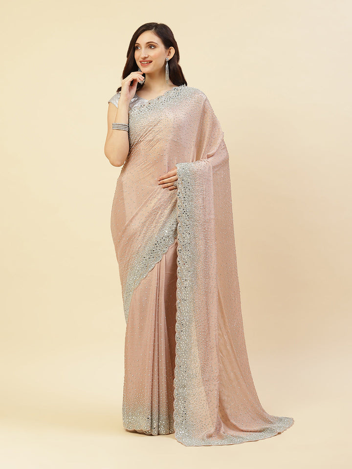 Sequence Crepe Saree