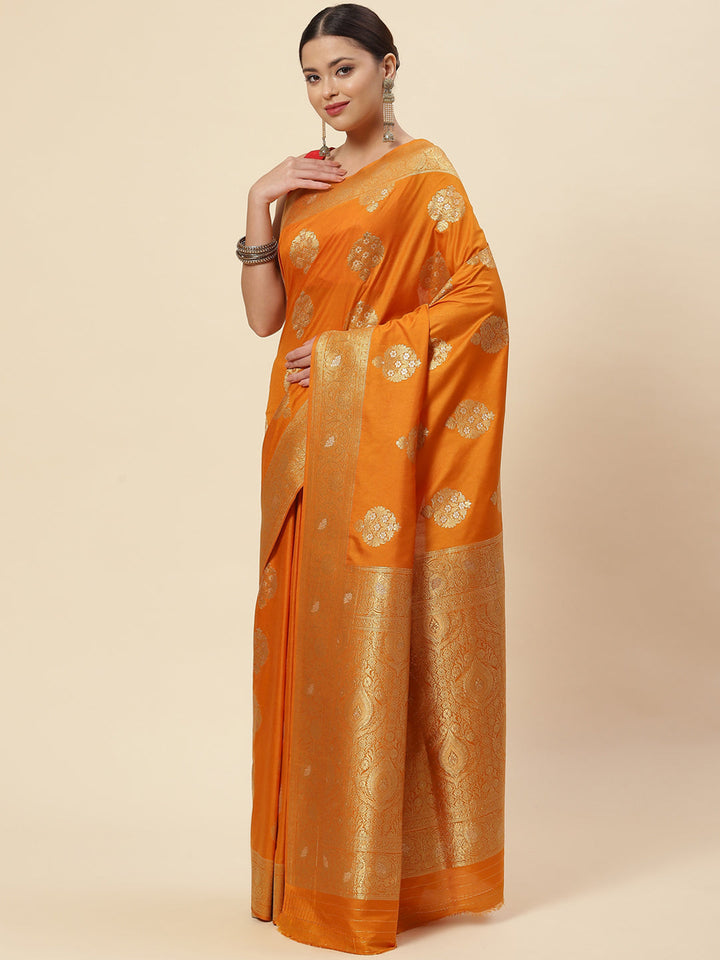 Zari Booti Handloom Woven Saree