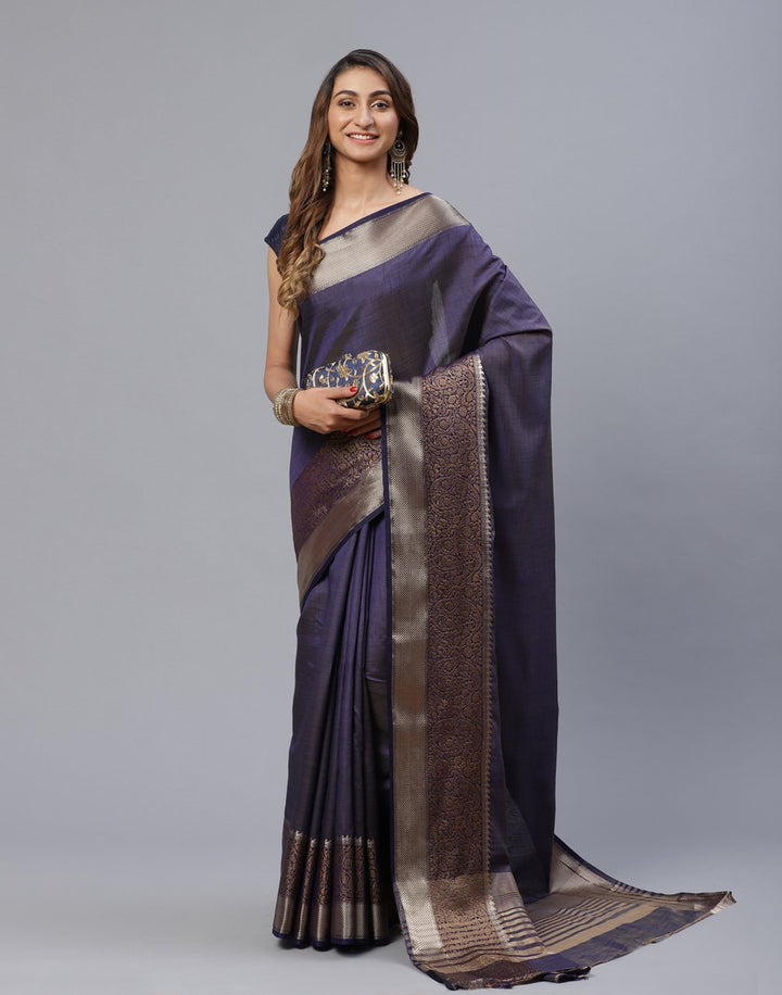 Art Handloom Saree With Zari Border