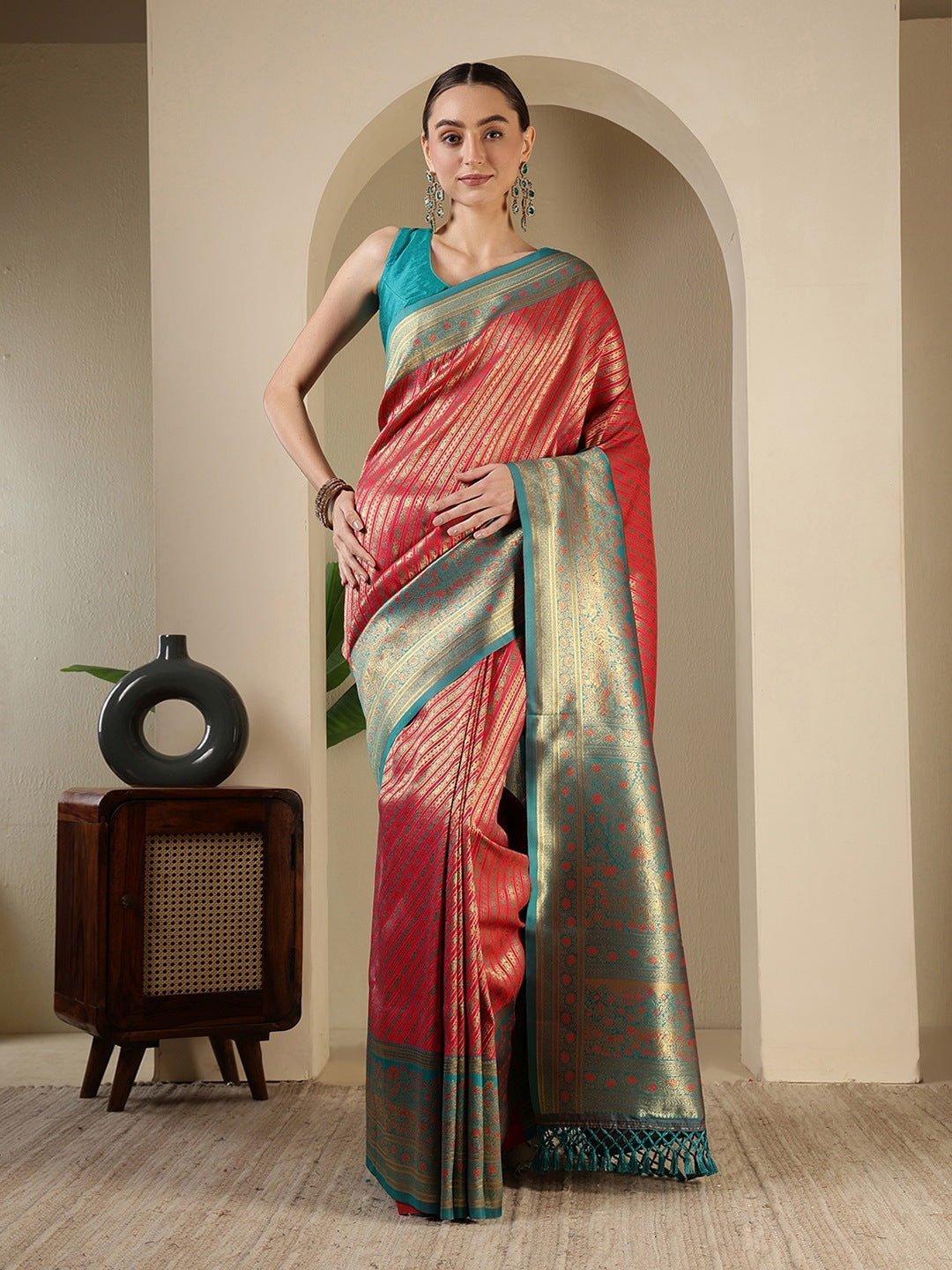 Woven Design Art Silk Saree