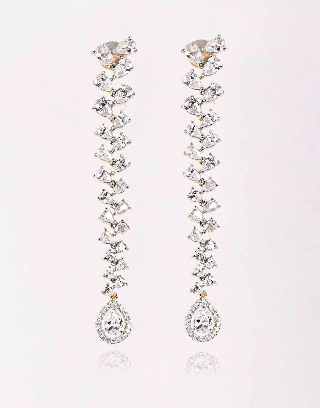 Diamond Stone Earrings