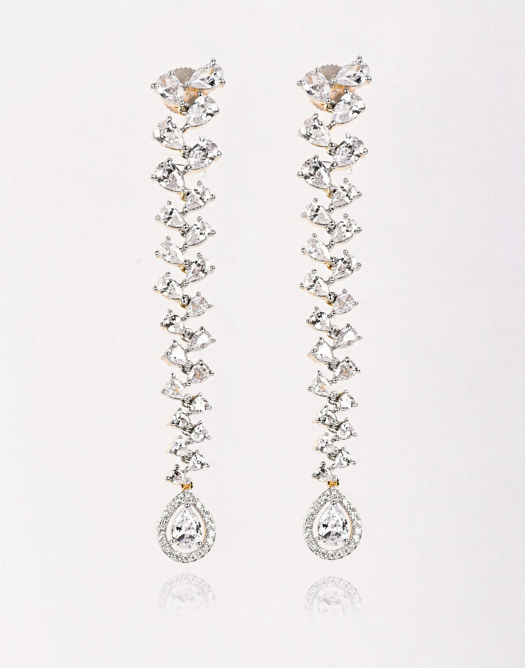 Diamond Stone Earrings