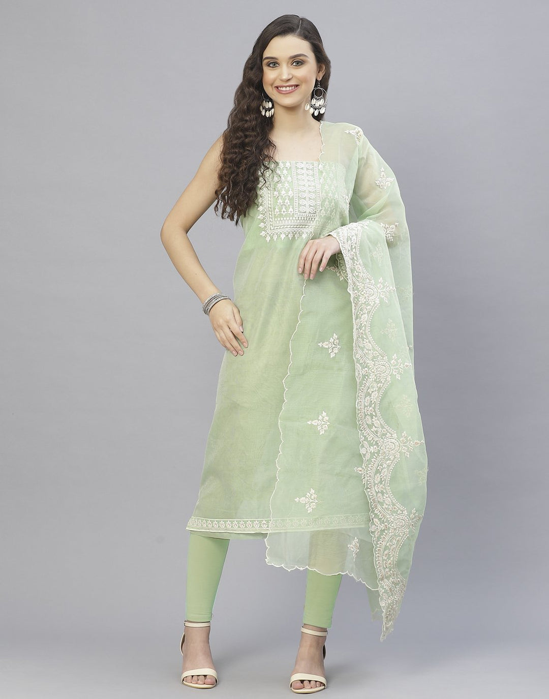 Cotton Embroidery Suit Set