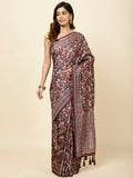 Printed Tussar Woven Saree