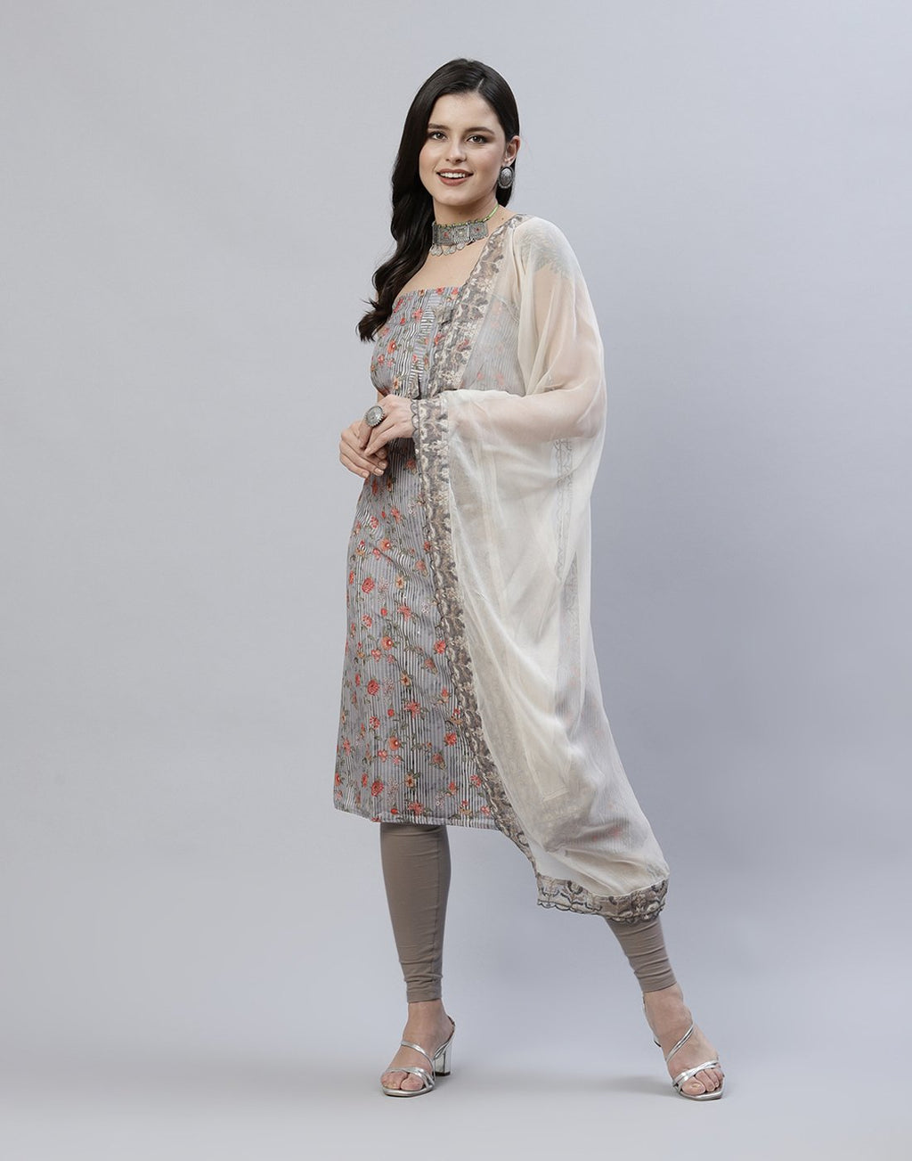 Printed Muslin Suit Piece