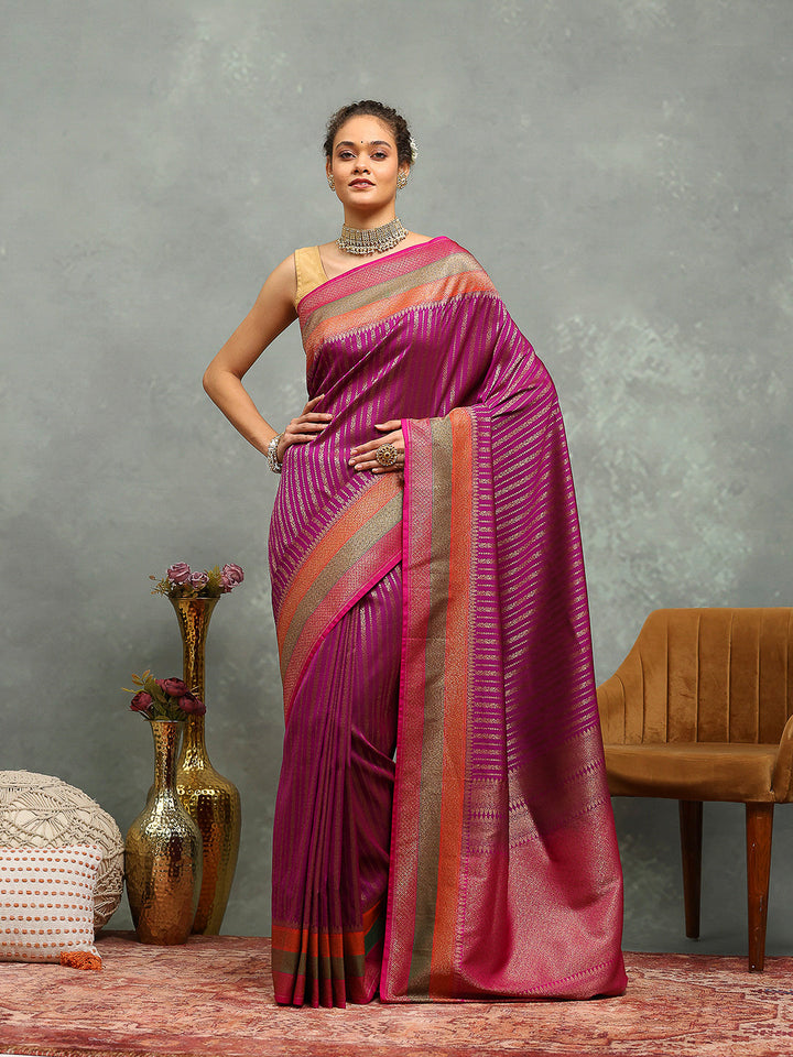Wovn Border Art Silk Saree