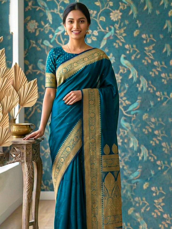 Woven Design Art Silk Saree