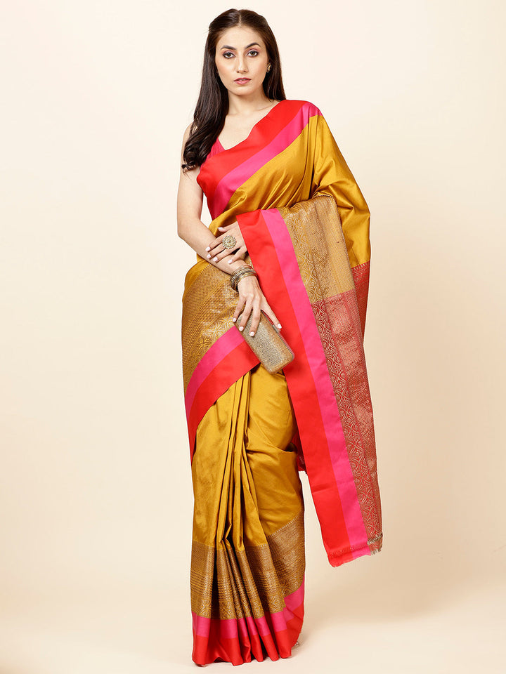 Zari Border Woven Cotton Saree