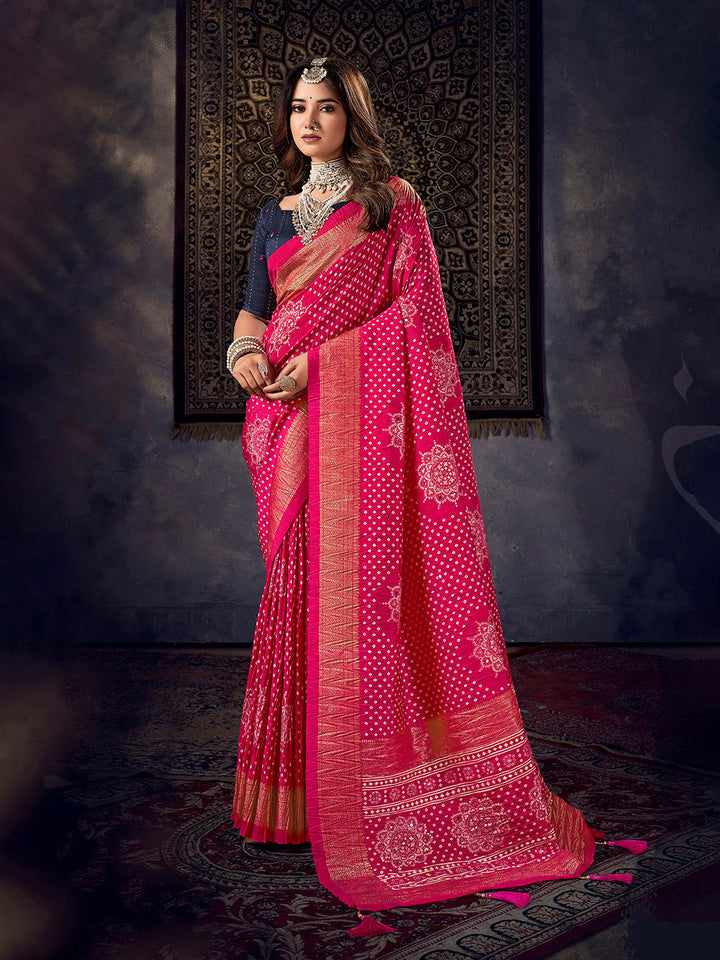 Printed Art Silk Saree