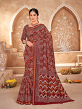 Printed Art Silk Saree