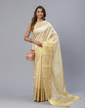 Plain Art Handloom Saree With Zari Border