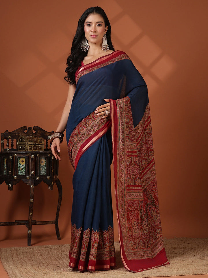 Printed Art Silk Saree