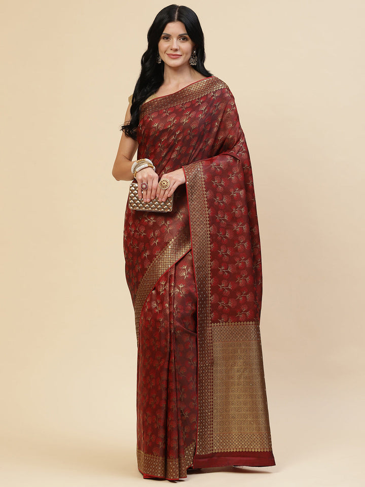 Stone Embroidered Banarasi Saree