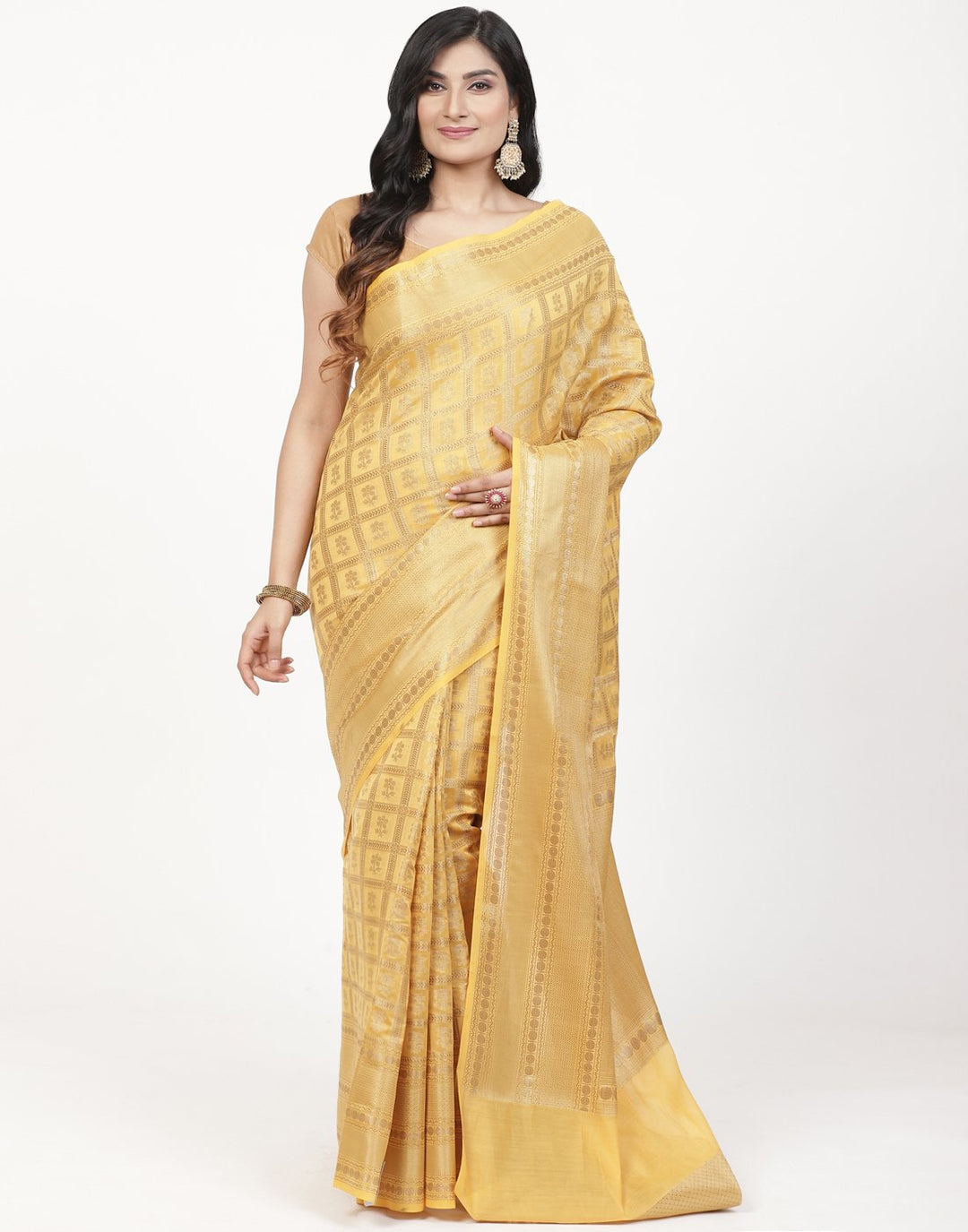 MBZ Meena Bazaar-Cotton Woven Saree