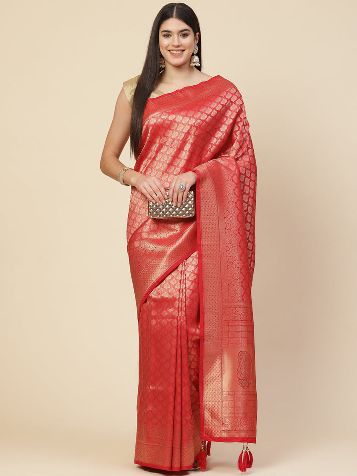 Stone Booti Handloom Woven Saree