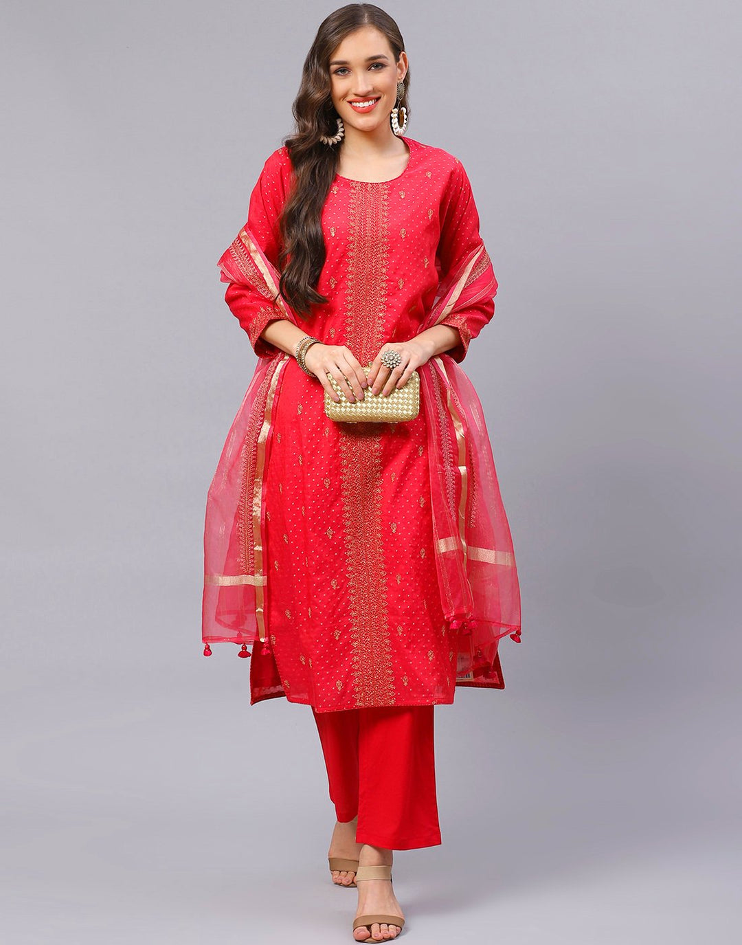 Hot Pink Salwar Kameez