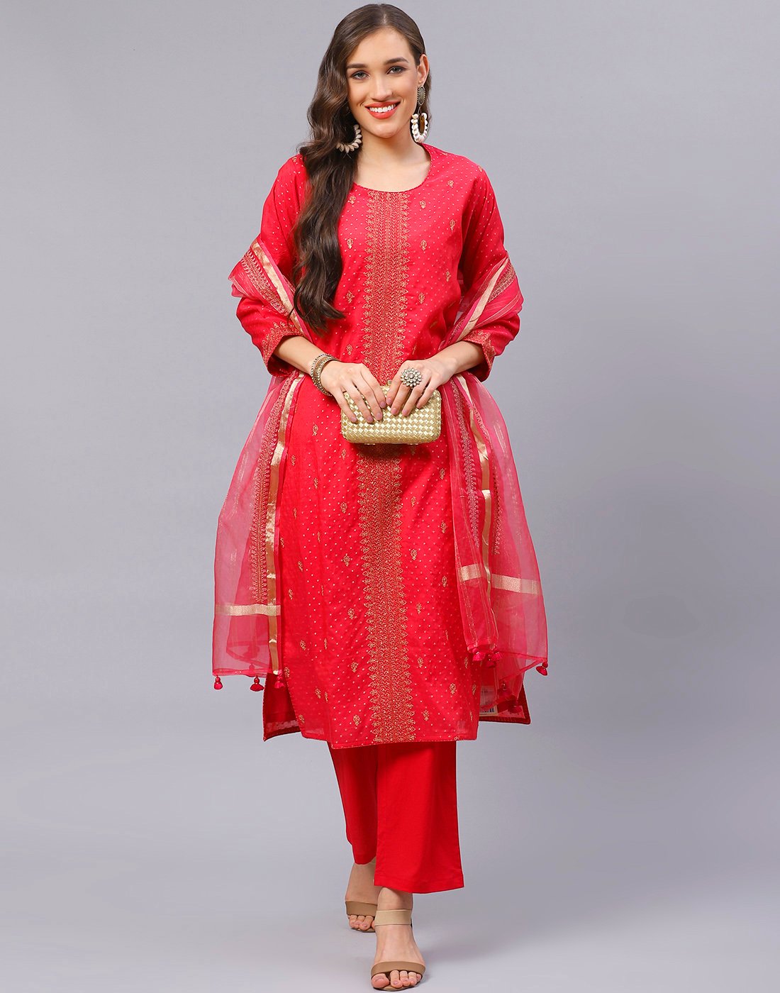Hot Pink Salwar Kameez