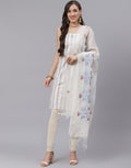 Cotton Embroidered Suit Piece