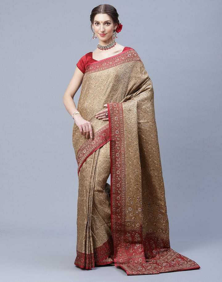 Woven Banarasi Tanchoi Saree