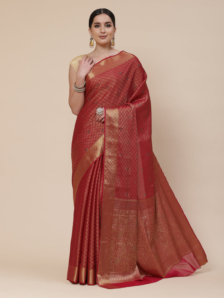 Stone Work Georgette Plain Saree