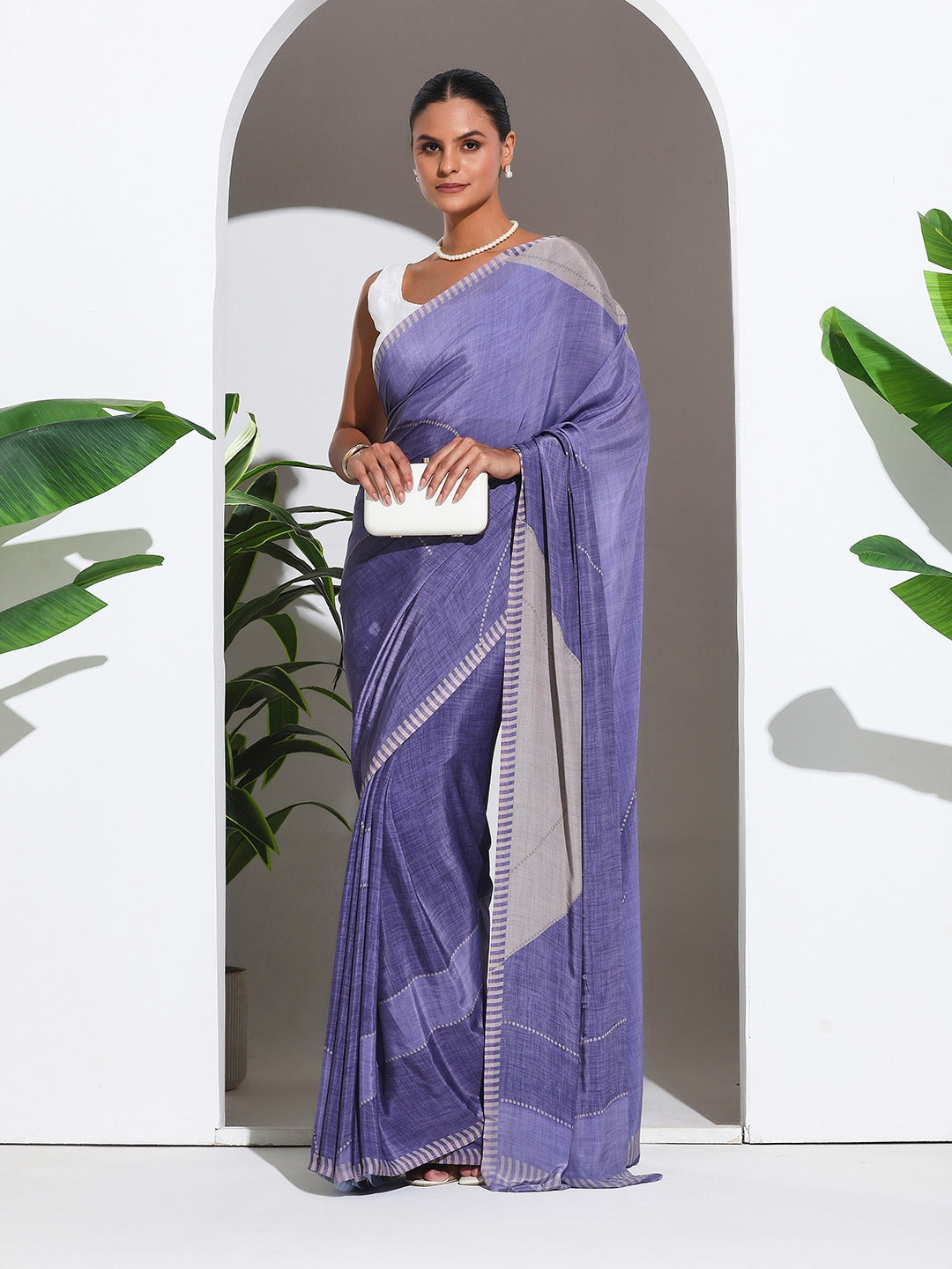 Digital Printed Crepe Saree