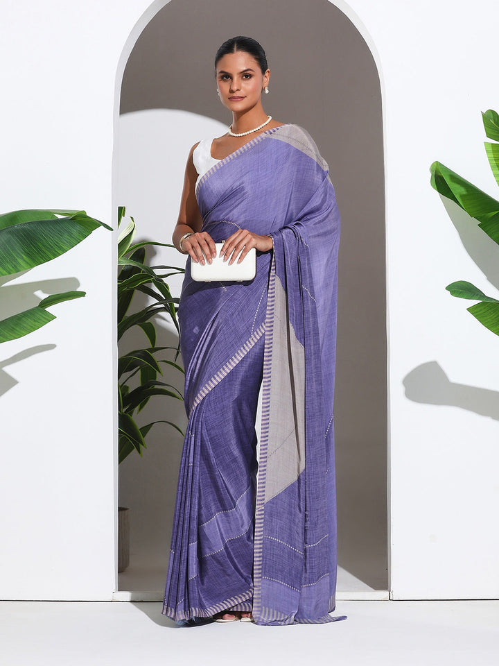 Digital Printed Crepe Saree